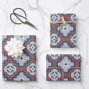 Indianen patroon inpakpapier vel