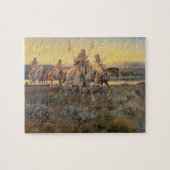 Indianen, Piegans van CM Russell Legpuzzel (Horizontaal)