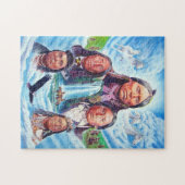 indianen schilderen beroemde indiaanse stamhoofden legpuzzel (Horizontaal)