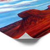 Indianen schilderij door Serdar Hizli Poster (Hoek)