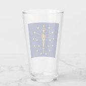 INDIANENVLAG GLAS (Achterkant)