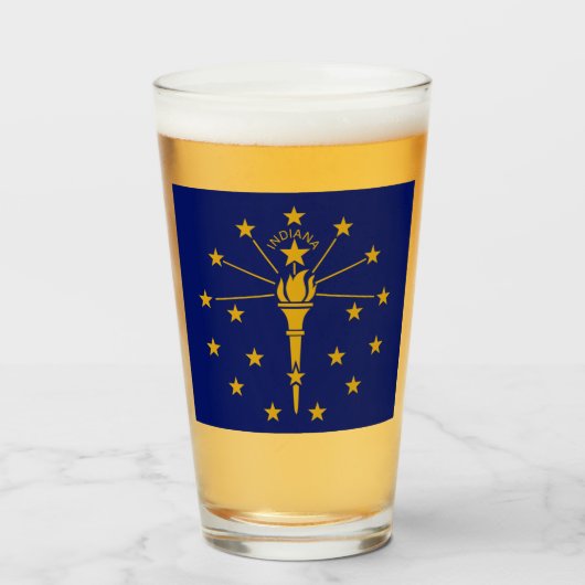 INDIANENVLAG GLAS (Voorkant gevuld)