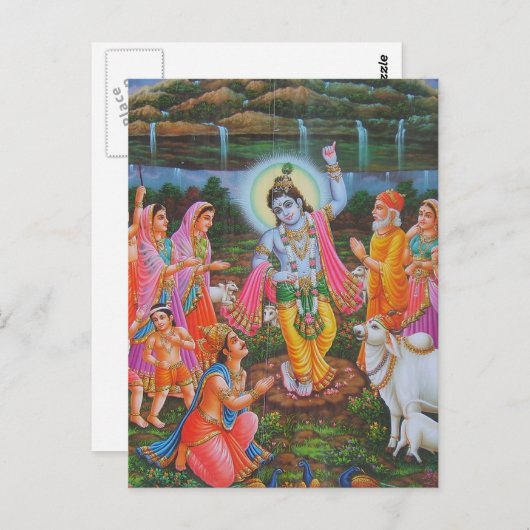 indianGod Briefkaart (Voorkant / Achterkant)