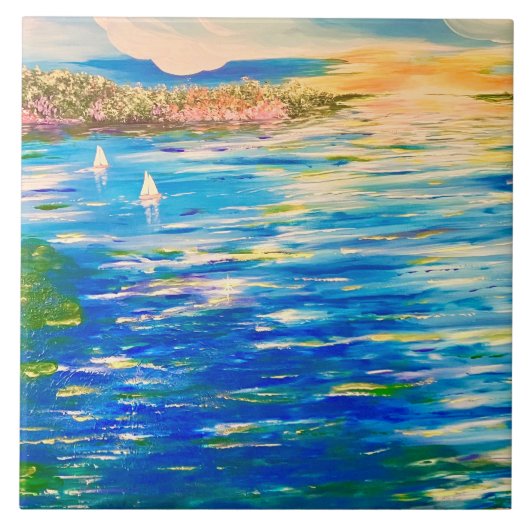 Indianmeer Tegeltje (Voorkant)