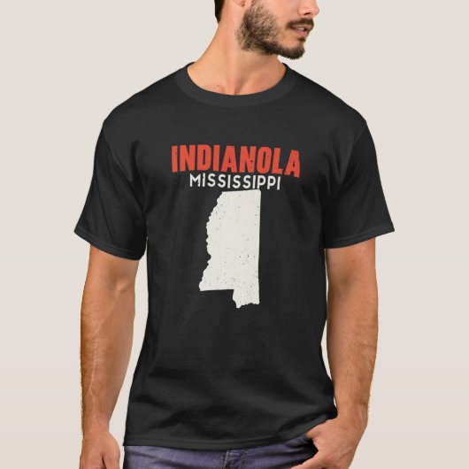 Indianola Mississippi Verenigde Staten T-shirt (Voorkant)