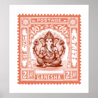 India's postzegelontwerp, Ganesha Poster