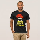 india's sterke, trotse Narendra Modi t-shirt desig (Voorkant volledig)