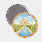 India's Taj Mahal Magneet (Voorkant / Achterkant)