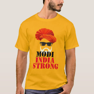 india's trotse indiaanse premier Narendra Modi T-shirt