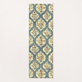 Indiase 18e-eeuwse bloempatroon yogamat (Voorkant)
