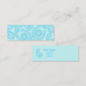 INDIASE AFDRUKPROFIELKAART MINI VISITEKAARTJE (Voorkant / Achterkant)