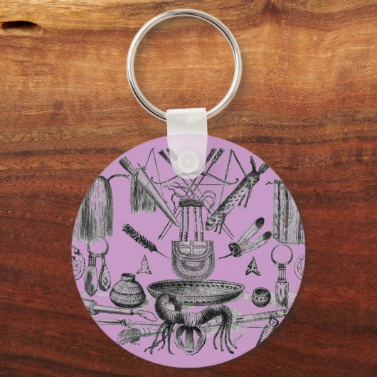 Indiase Artifacts Sleutelhanger (Voorkant)