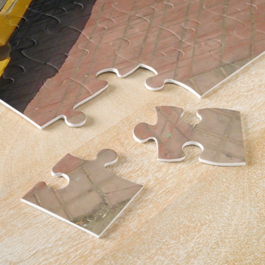 Indiase autorickshaw uitzicht puzzel legpuzzel (Zijkant)