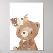 Indiase Beer Poster Kinderkamer Print (Voorkant)