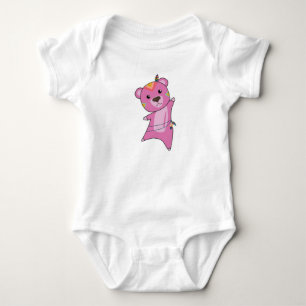 Indiase beren dragen teddy veren romper