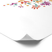 Indiase bloem olifant bruiloft welkom teken poster