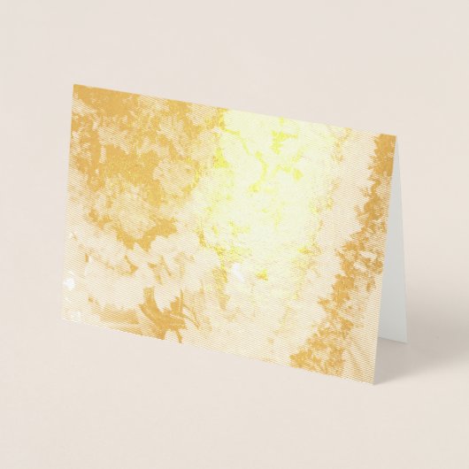 Indiase bloemenguirlandes folie kaarten (Voorkant)