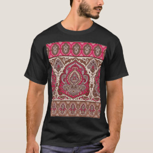 Indiase bloemenpaisley, etnisch mandala patroon. t-shirt