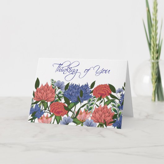 Indiase bloemenpracht kaart (Voorkant)