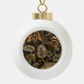 Indiase bloempaisley, naadloos etnisch patroon. keramische bal ornament