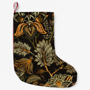 Indiase bloempaisley, naadloos etnisch patroon. kleine kerstsok