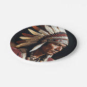 Indiase borden papieren bordje (Gekanteld)