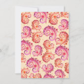 Indiase bruid bruidegom Save the Date Kaart (Achterkant)