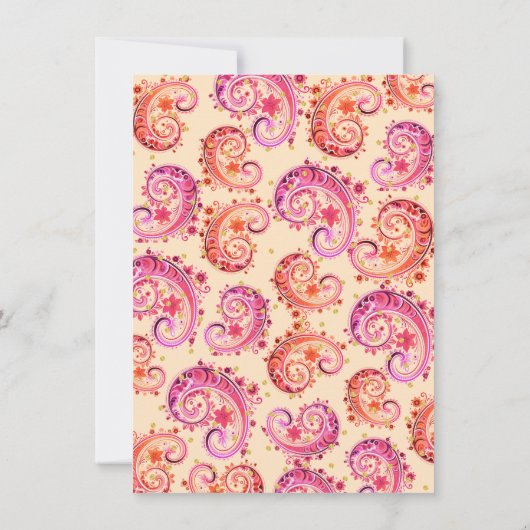 Indiase bruid bruidegom Save the Date Kaart (Achterkant)