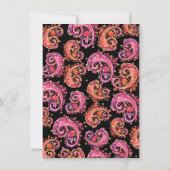 Indiase bruid bruidegom Save the Date Kaart (Achterkant)