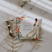 Indiase bruid in Saree | Floral Mehendi viering