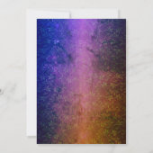 Indiase Bruid Mehndi Ceremonie Gouden Ontwerp Kaart (Achterkant)