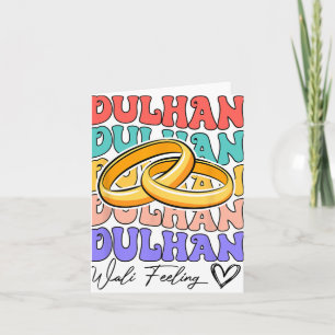 Indiase bruid wordt bruids desi bruiloft Dulhan Wa Kaart