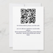 Indiase bruiloft bewaart de datum die het in sterr kaart (Achterkant)