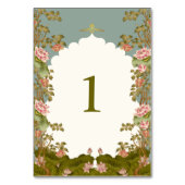 Indiase bruiloft Bloemen Lotus Oriental Kaart (Voorkant)