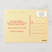 Indiase bruiloft - Briefkaart / Aankondiging (Achterkant)