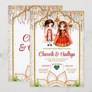 Indiase bruiloft ceremonie Roka Hindu Bollywood In Kaart