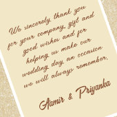 Indiase bruiloft dank u kaarten mandala