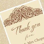 Indiase bruiloft dank u kaarten mandala