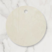 Indiase bruiloft dank u label Modern Pichwai thema (Achterkant)