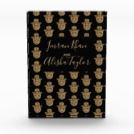 Indiase bruiloft gouden hamsa henna welkom fotoblokken