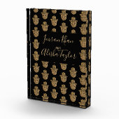 Indiase bruiloft gouden hamsa henna welkom fotoblokken (Rechts)