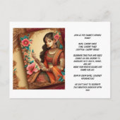 Indiase bruiloft henna ceremonie uitnodigingen (Achterkant)