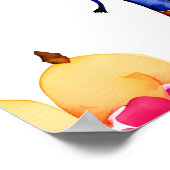 Indiase bruiloft  olifant welkomstbord poster (Hoek)