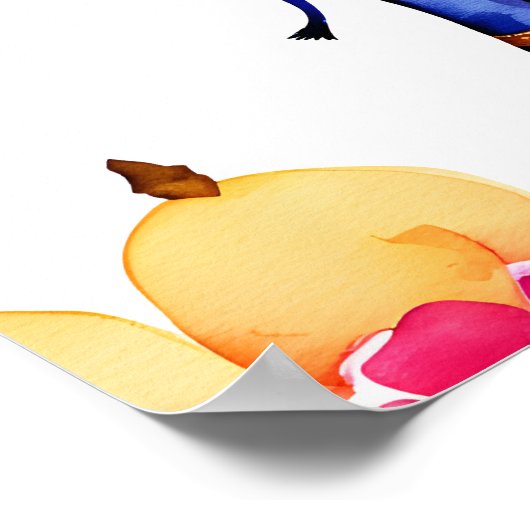 Indiase bruiloft  olifant welkomstbord poster (Hoek)