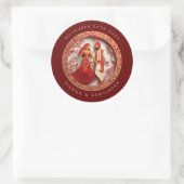 indiase bruiloft paar envelop Sticker (Tas)