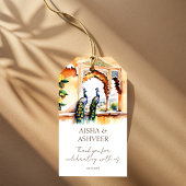 Indiase bruiloft pauw Jaipur paleis dank u Cadeaulabel