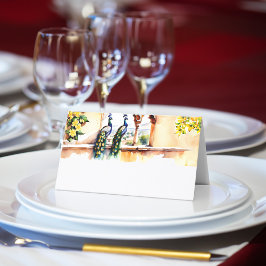 Indiase bruiloft pauw Jaipur paleis receptie Plaatskaartje