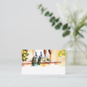 Indiase bruiloft pauw Jaipur paleis receptie Plaatskaartje (Staand voorkant)