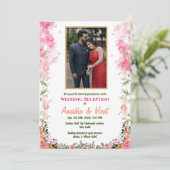 Indiase bruiloft receptie Afbeelding Kaart (Staand voorkant)