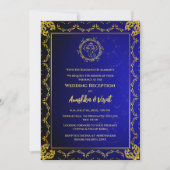 Indiase bruiloft receptie uitnodiging (Voorkant)